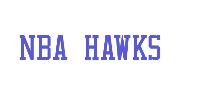 NBA Hawks Font