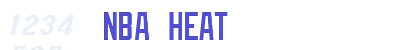 NBA Heat-font