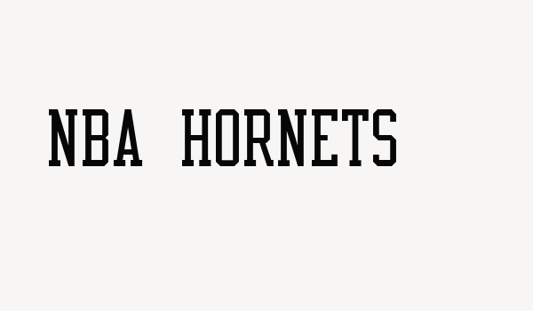 NBA Hornets Font