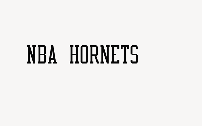 NBA Hornets Font