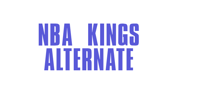 NBA Kings Alternate Font Download