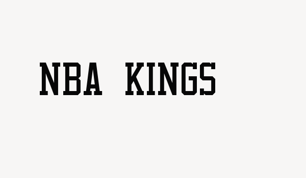 NBA Kings Font