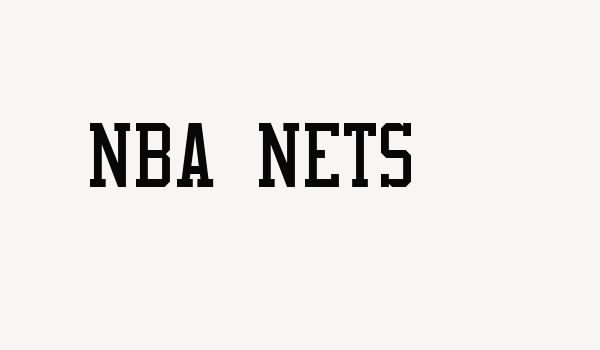 NBA Nets Font