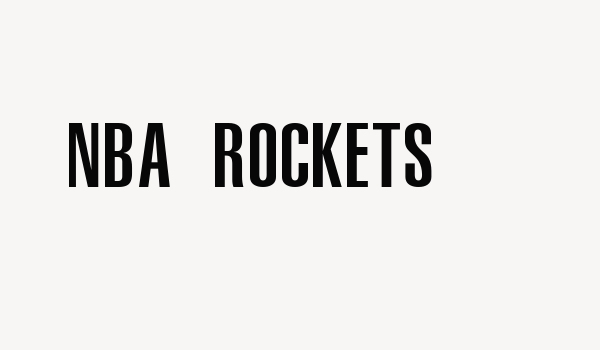 NBA Rockets Font