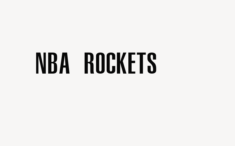 NBA Rockets Font