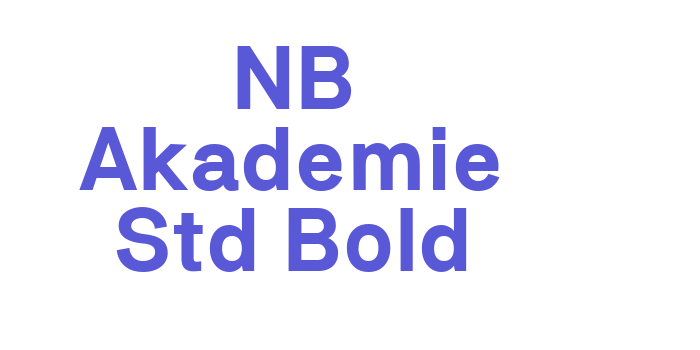 NB Akademie Std Bold Font Download