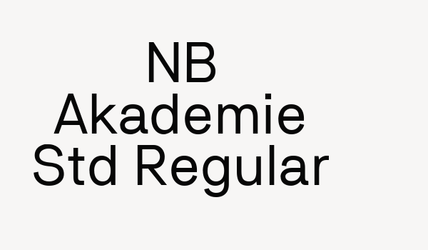 NB Akademie Std Regular Font