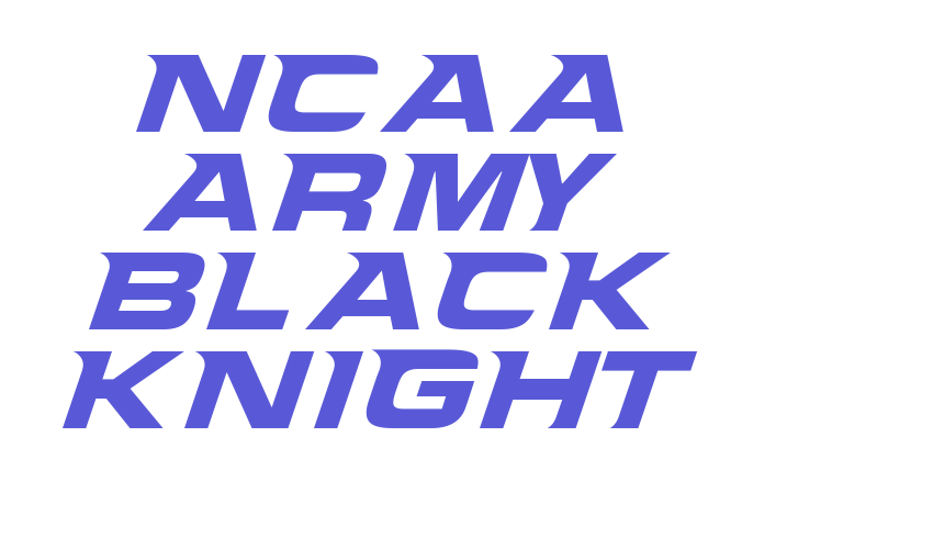 NCAA Army Black Knight Font