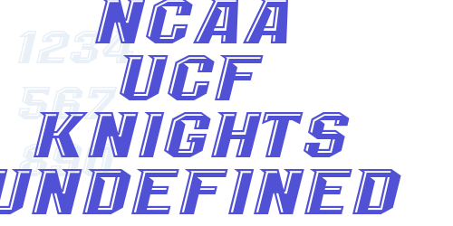 NCAA UCF Knights Undefined-font-download
