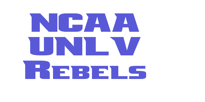 NCAA UNLV Rebels Font Download