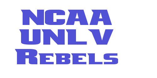 NCAA UNLV Rebels-font-download