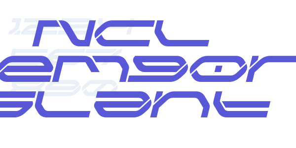 NCL Kemgor Slant font