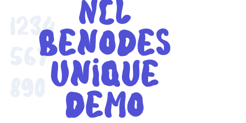 NCL Benodes Unique Demo-font-download