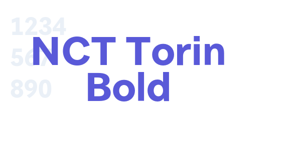 NCT Torin Bold font free