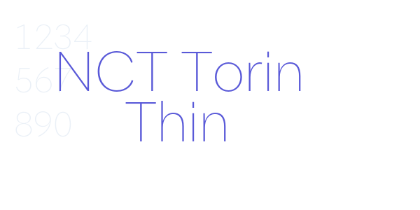 NCT Torin Thin font free