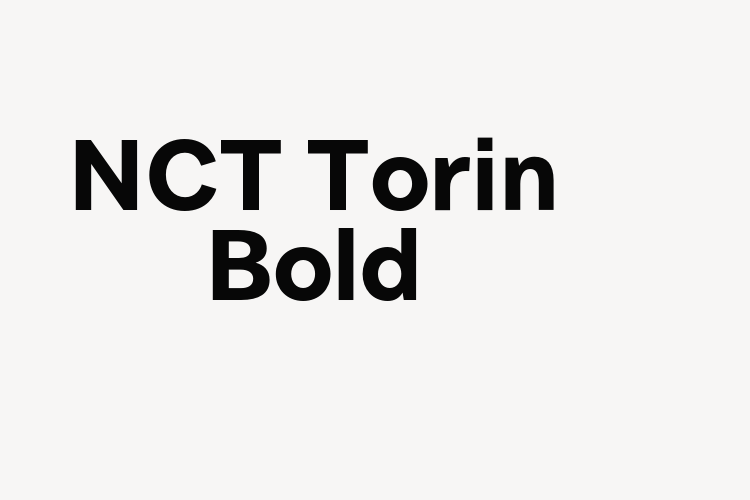 NCT Torin Bold font download