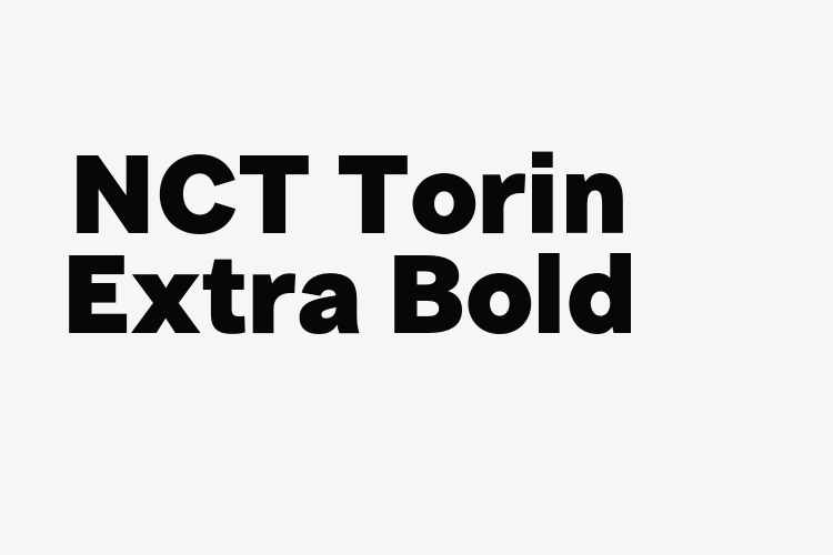 NCT Torin Extra Bold font download