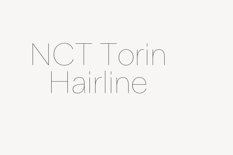 NCT Torin Hairline font download