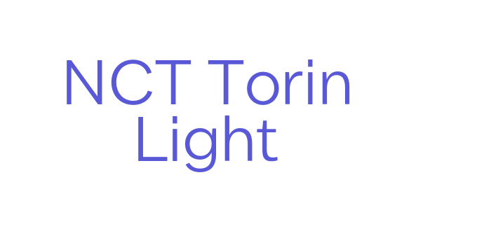 NCT Torin Light Font Download