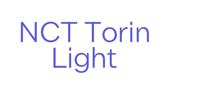 NCT Torin Light Font