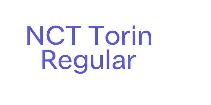 NCT Torin Regular Font Download