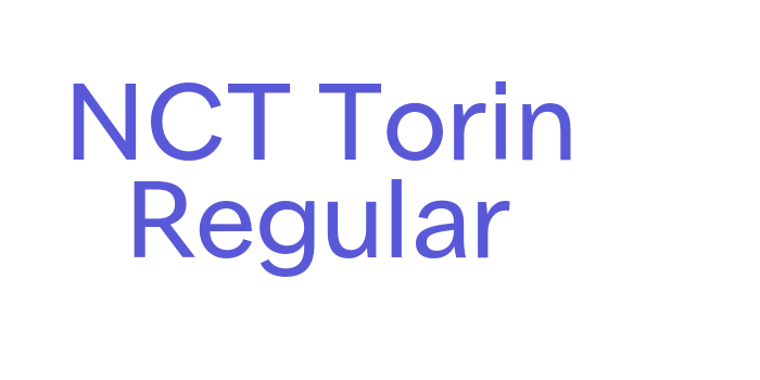 NCT Torin Regular Font