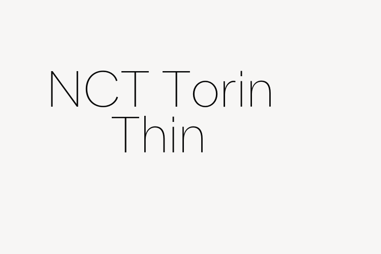 NCT Torin Thin font download