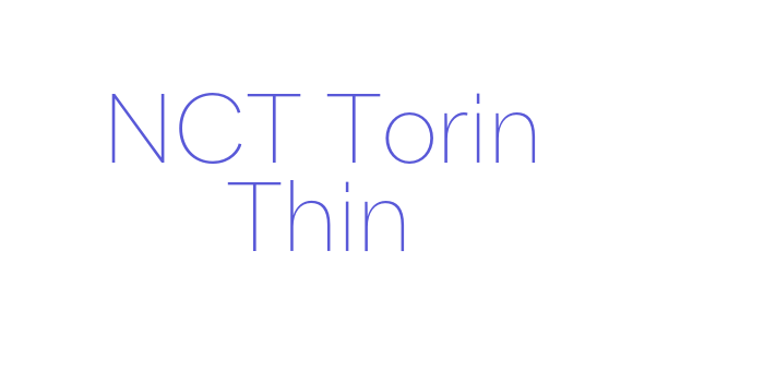 NCT Torin Thin Font Download