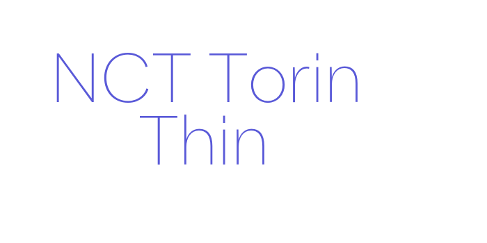 NCT Torin Thin Font