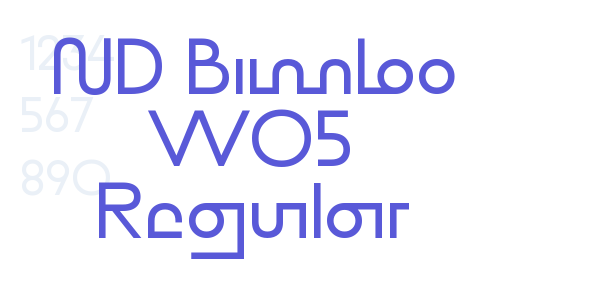 ND Bimbo W05 Regular font free