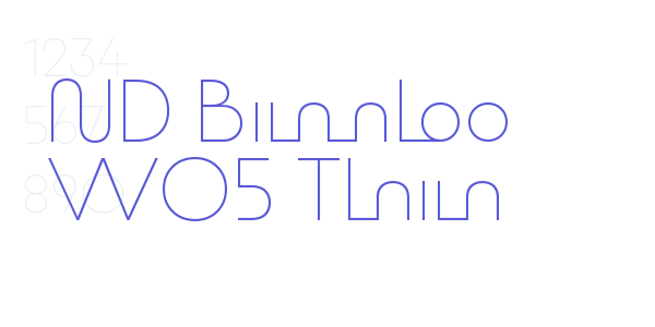 ND Bimbo W05 Thin font free