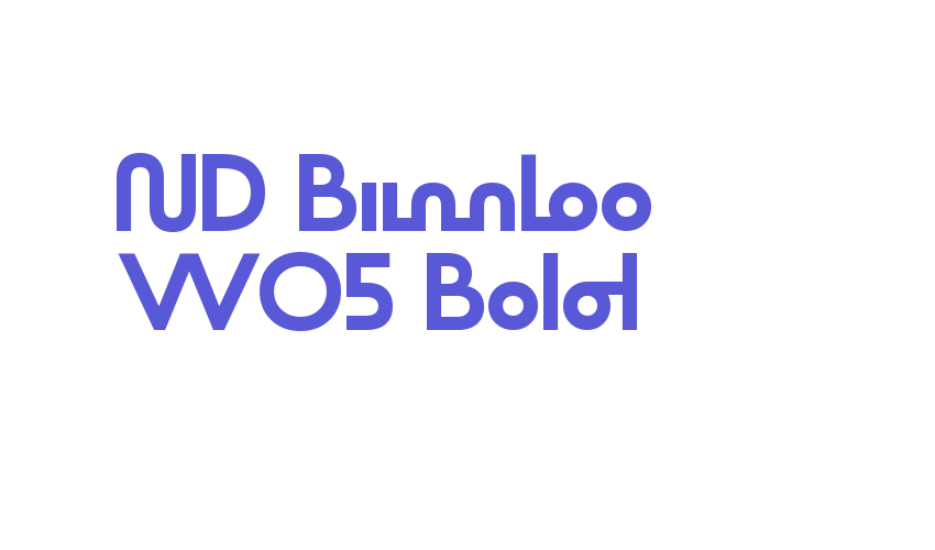 ND Bimbo W05 Bold Font Download