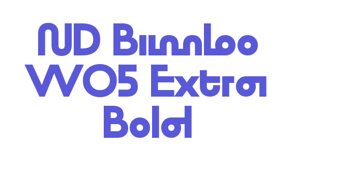 ND Bimbo W05 Extra Bold Font Download