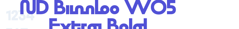 ND Bimbo W05 Extra Bold-font