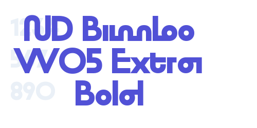 ND Bimbo W05 Extra Bold-font-download