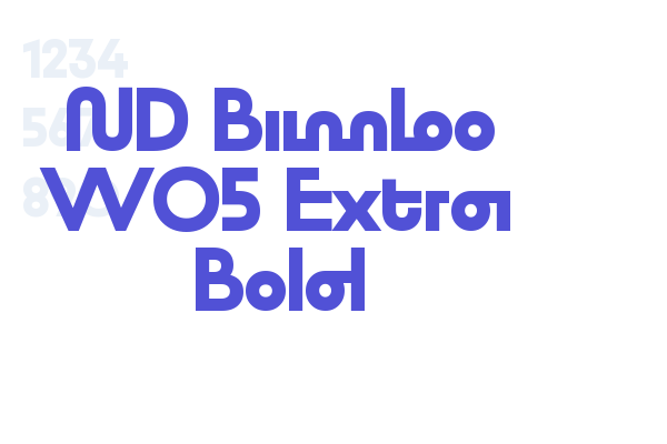 ND Bimbo W05 Extra Bold