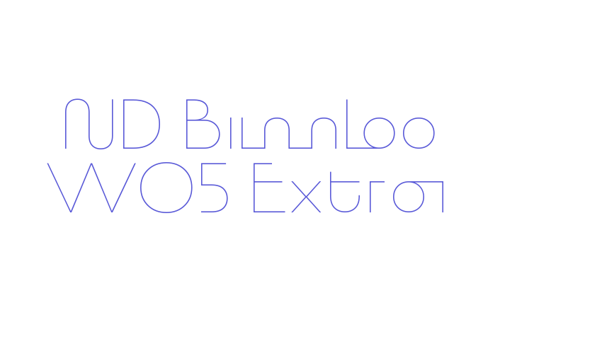 ND Bimbo W05 Extra Font Download