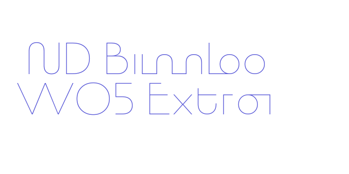 ND Bimbo W05 Extra Font Download