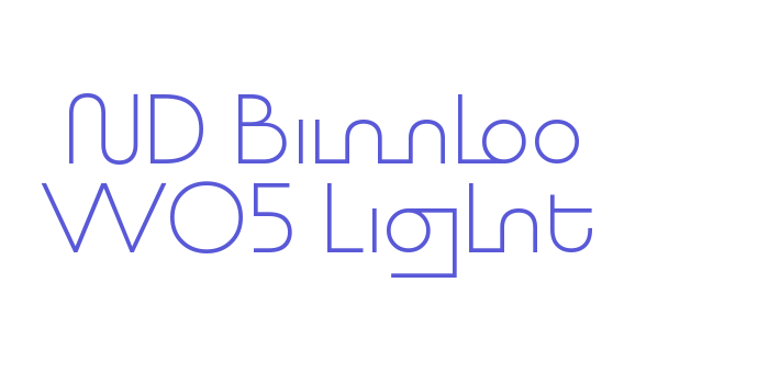 ND Bimbo W05 Light Font Download