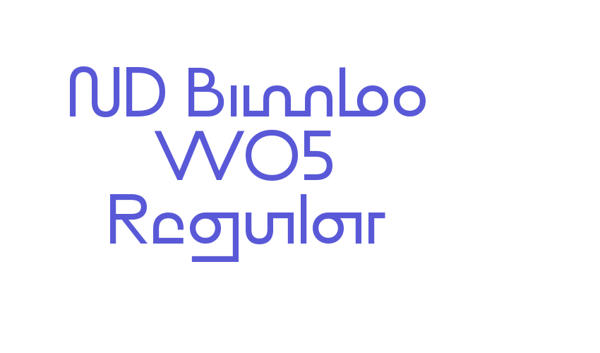 ND Bimbo W05 Regular Font Download