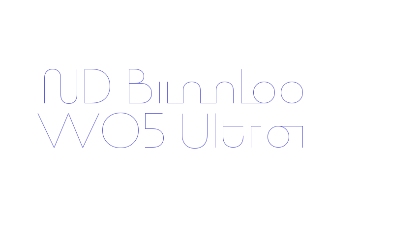 ND Bimbo W05 Ultra Font Download