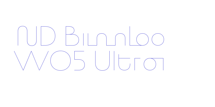 ND Bimbo W05 Ultra Font Download