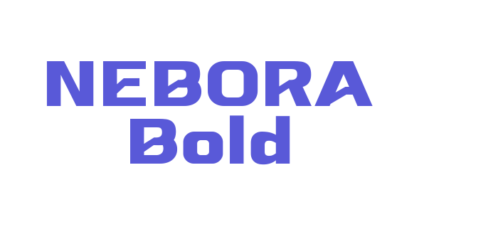 NEBORA Bold Font Download