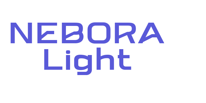 NEBORA Light Font