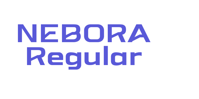 NEBORA Regular Font Download