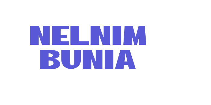 NELNIM BUNIA Font Download