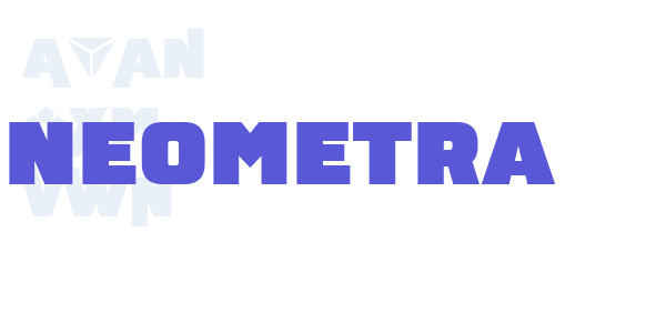 NEOMETRA font free