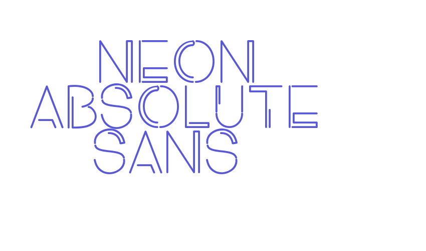 NEON ABSOLUTE SANS 1 Font