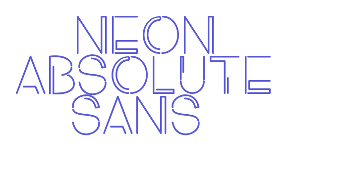 NEON ABSOLUTE SANS 1 Font Download