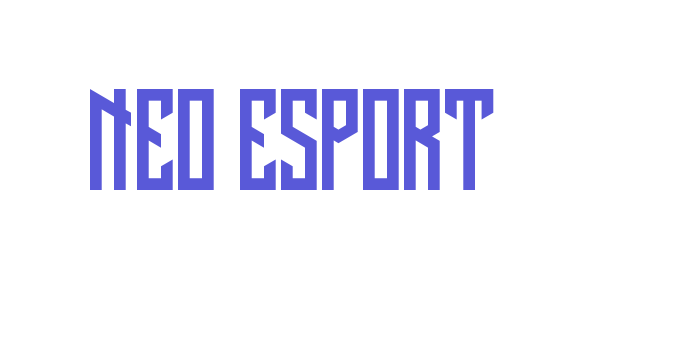 NEO ESPORT Font Download